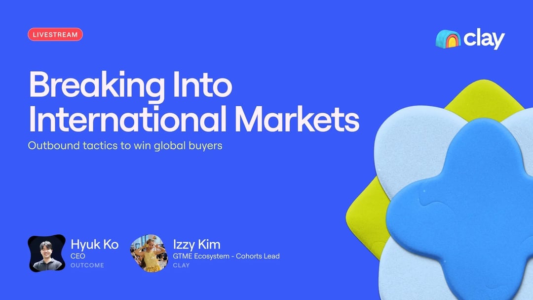 How to build pipeline in international markets with Clay CLI + Workflows