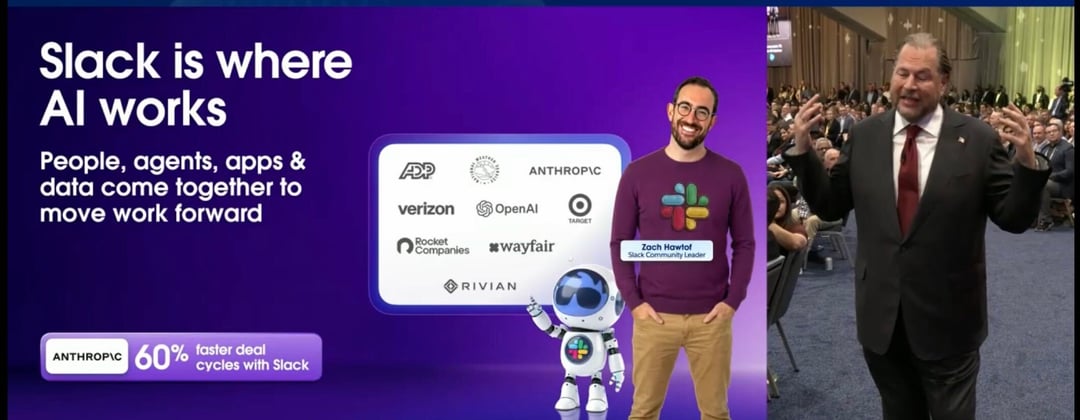 Zach H. and Marc sharing the keynote stage!!! Nice!!