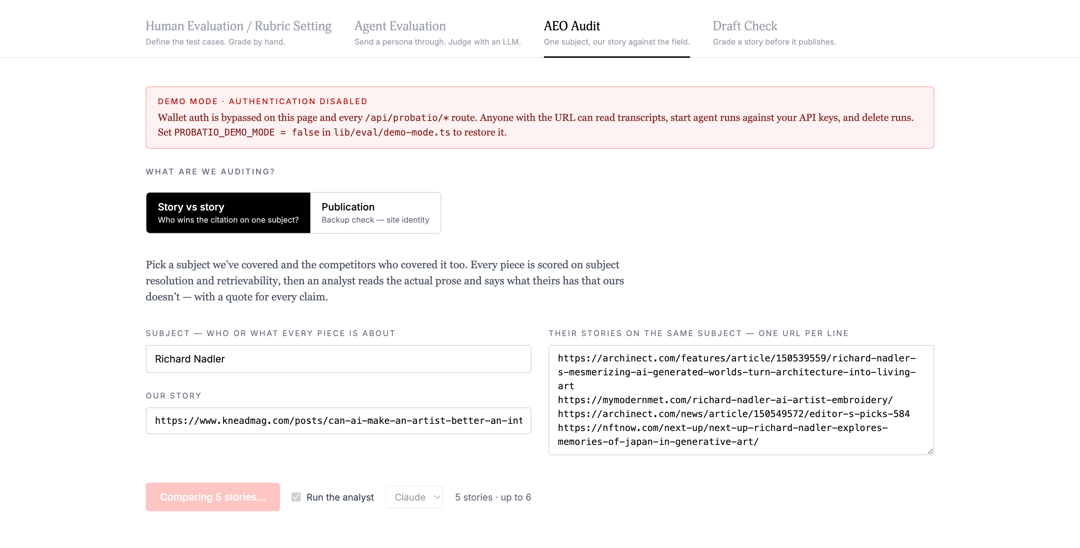 Building an AEO Tool to Enhance Citation Ranking and Publisher Visibility Using LLMs