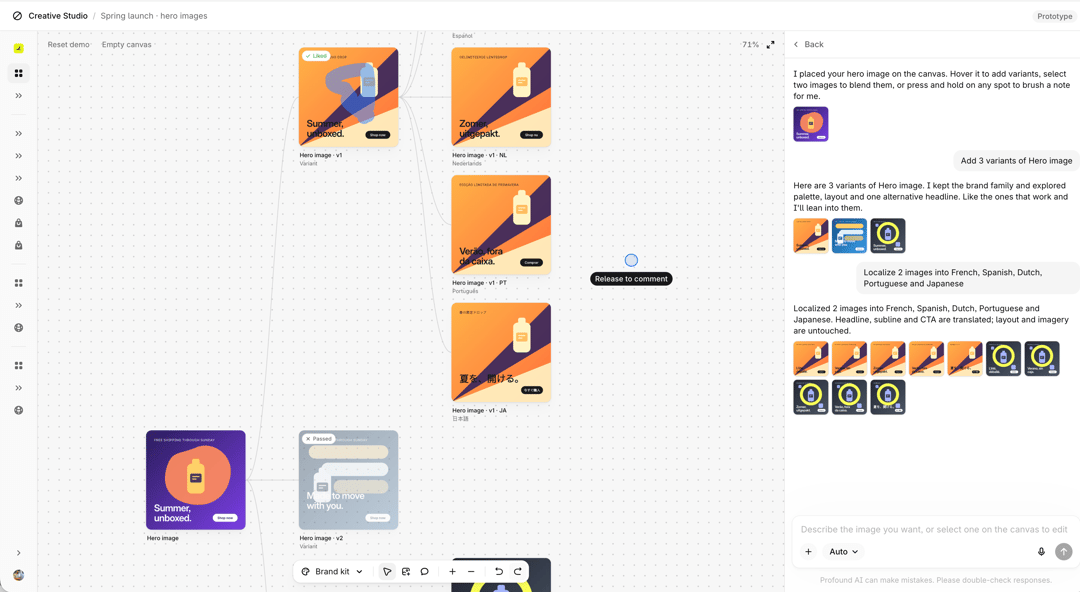 Exploring Image and Video Generation with Profound Creative Studio for Brand Consistency