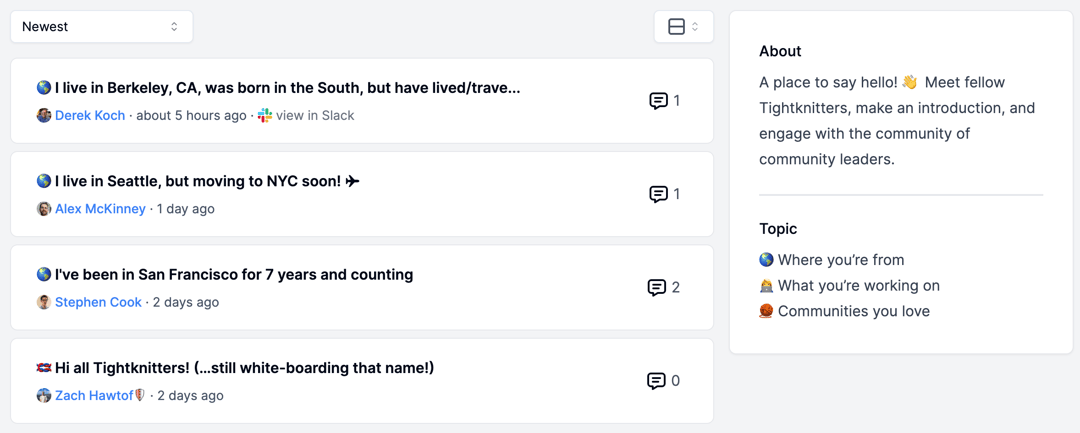 Keep everyone on track with Feed Descriptions and Topics