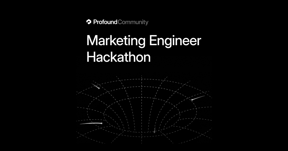 Marketing Engineering Hackathon: San Francisco cover image