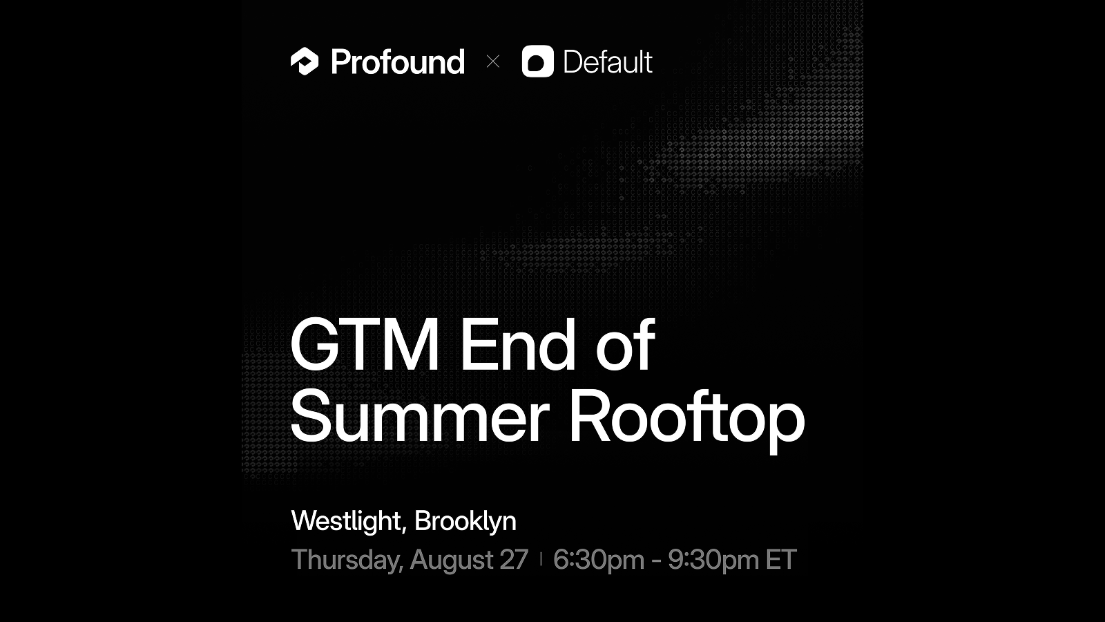 GTM End of Summer Rooftop cover image