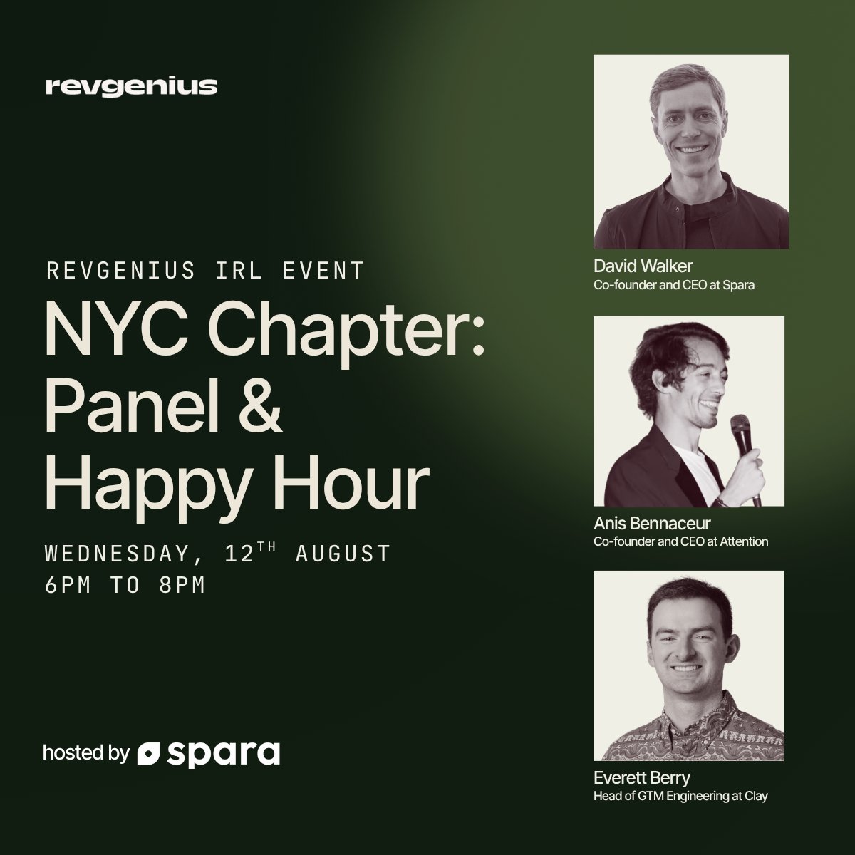 RevGenius IRL: Panel and Happy Hour cover image