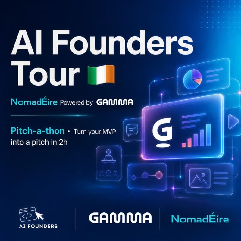 AI Founders Tour 🇮🇪 | Pitch-a-thon powered by Gamma cover image