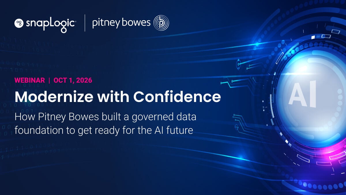 Modernize with Confidence: How Pitney Bowes built a governed data foundation for the AI future cover image