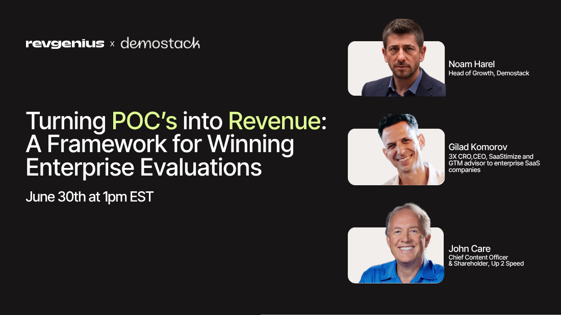 Turning POCs into Revenue: A Framework for Winning Enterprise Evaluations cover image