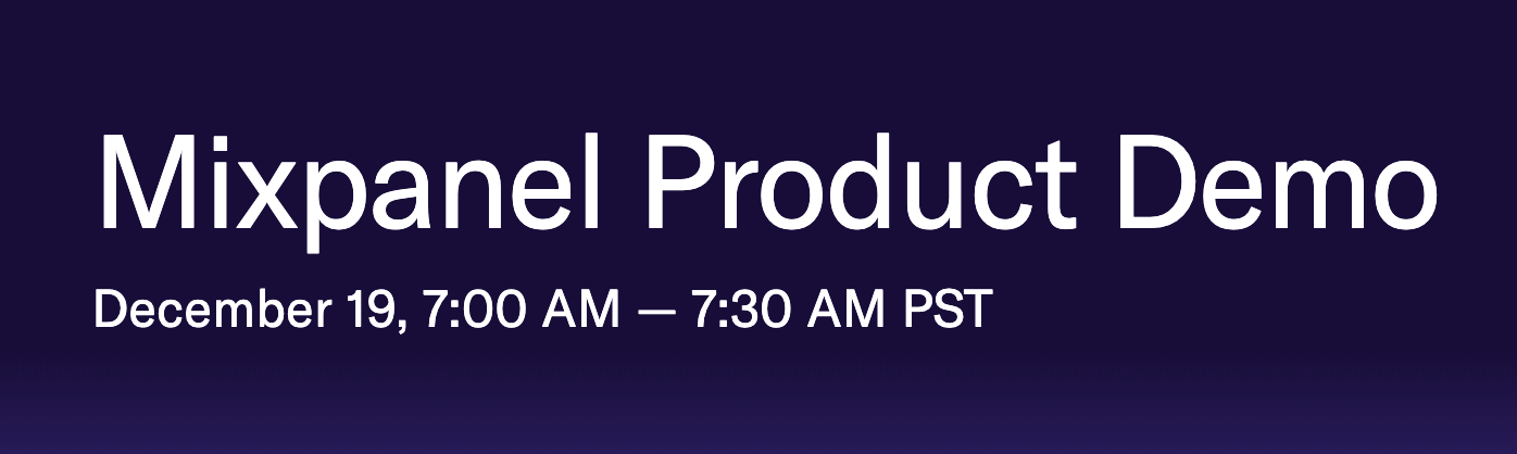 Mixpanel Product Demo cover image