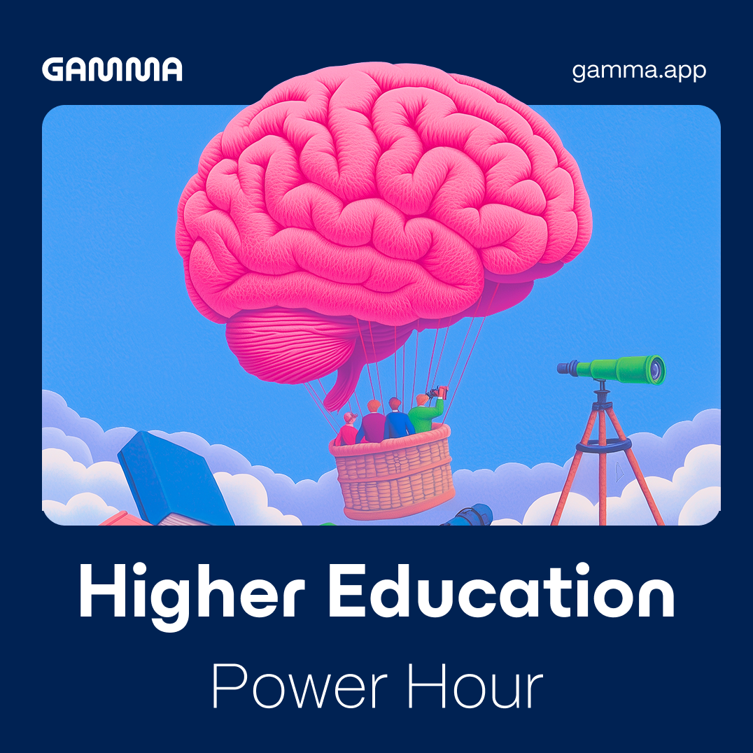 Higher Education Power Hour with Gamma cover image