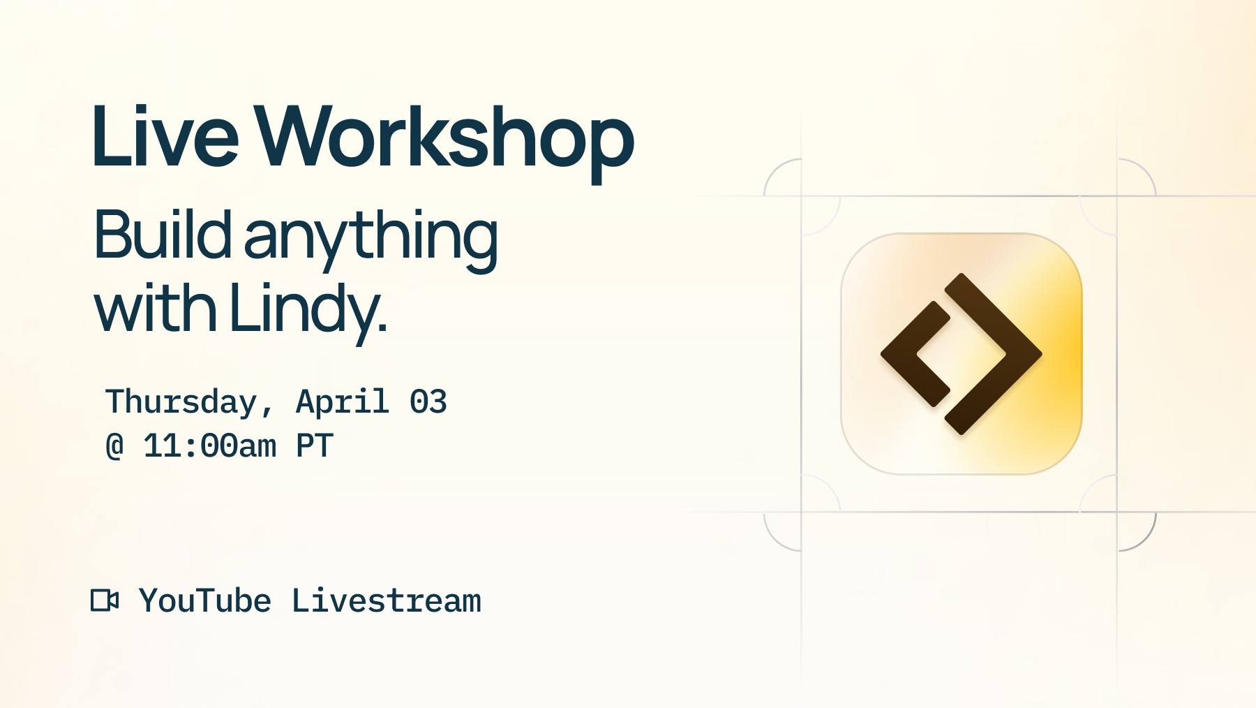 Live Workshop @Lindy cover image