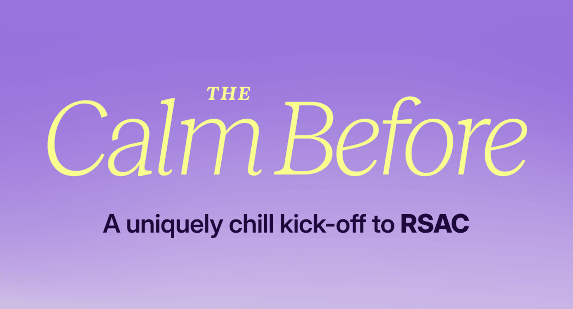 The Calm Before cover image