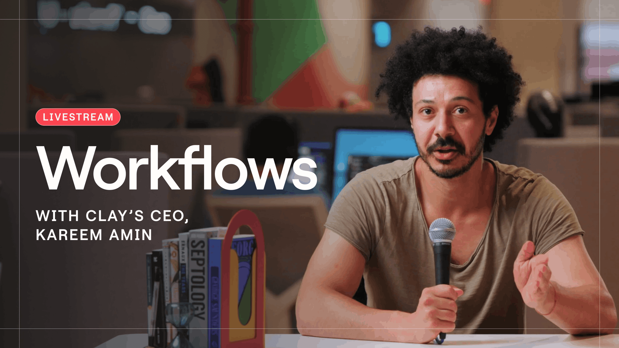 Join Clay CEO Kareem Amin on August 12 to Explore Visual Workflows for GTM Plays