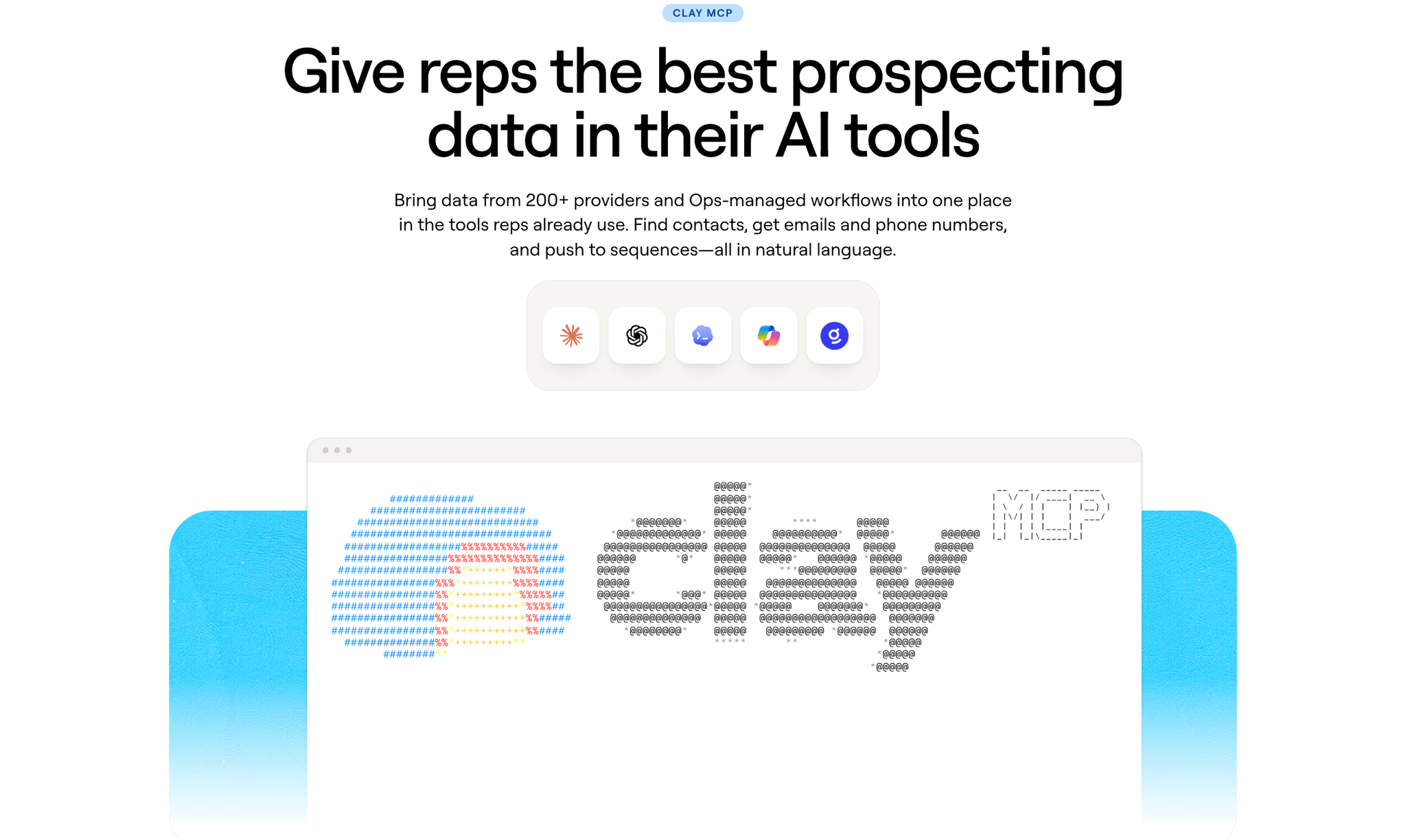 Introducing Clay for Reps: AI-Powered Workflows Now in ChatGPT, Claude, and Microsoft 365 Copilot