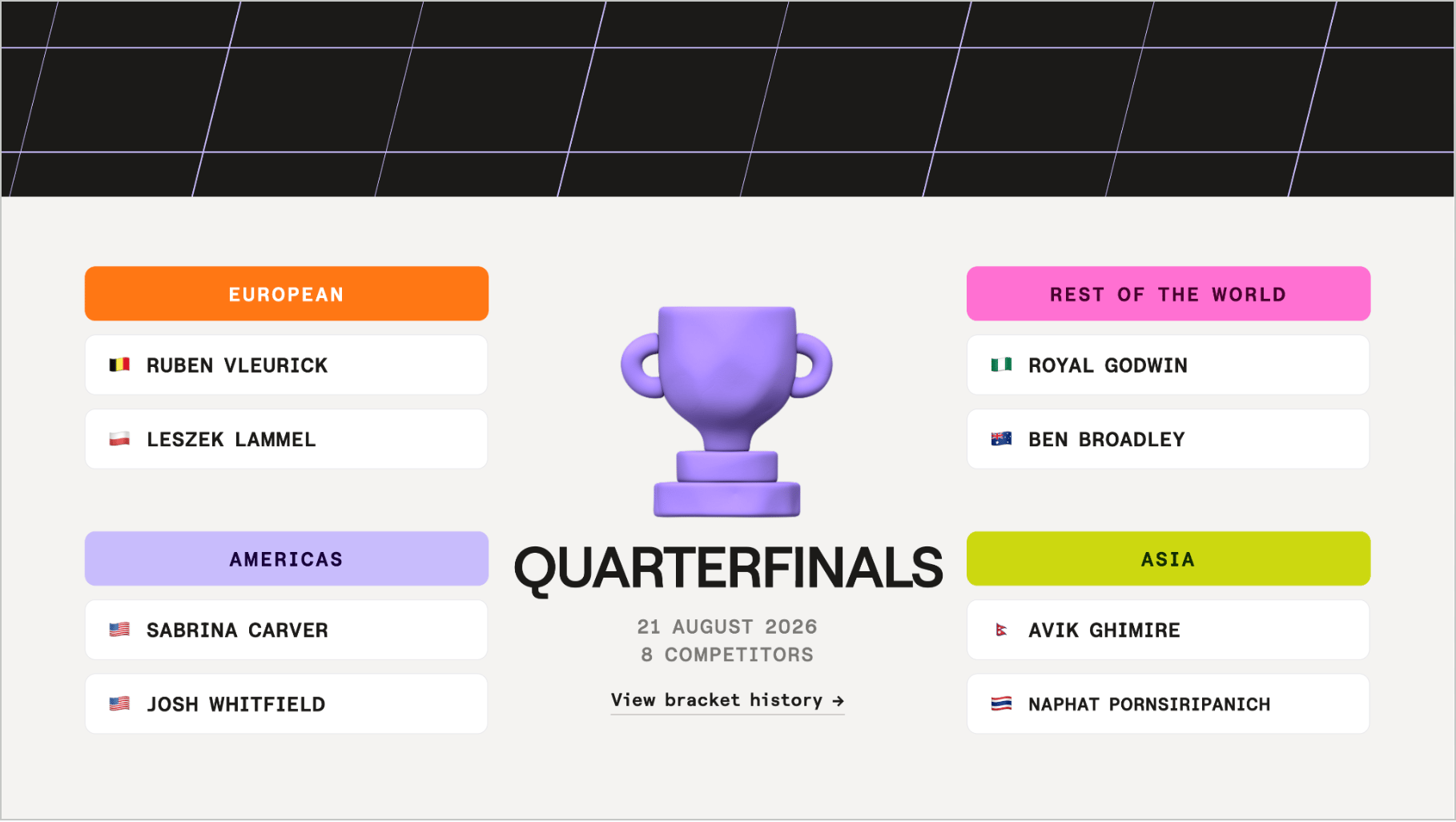 Clay Cup Quarterfinals Livestream: Watch Global GTM Engineering Competition on August 21