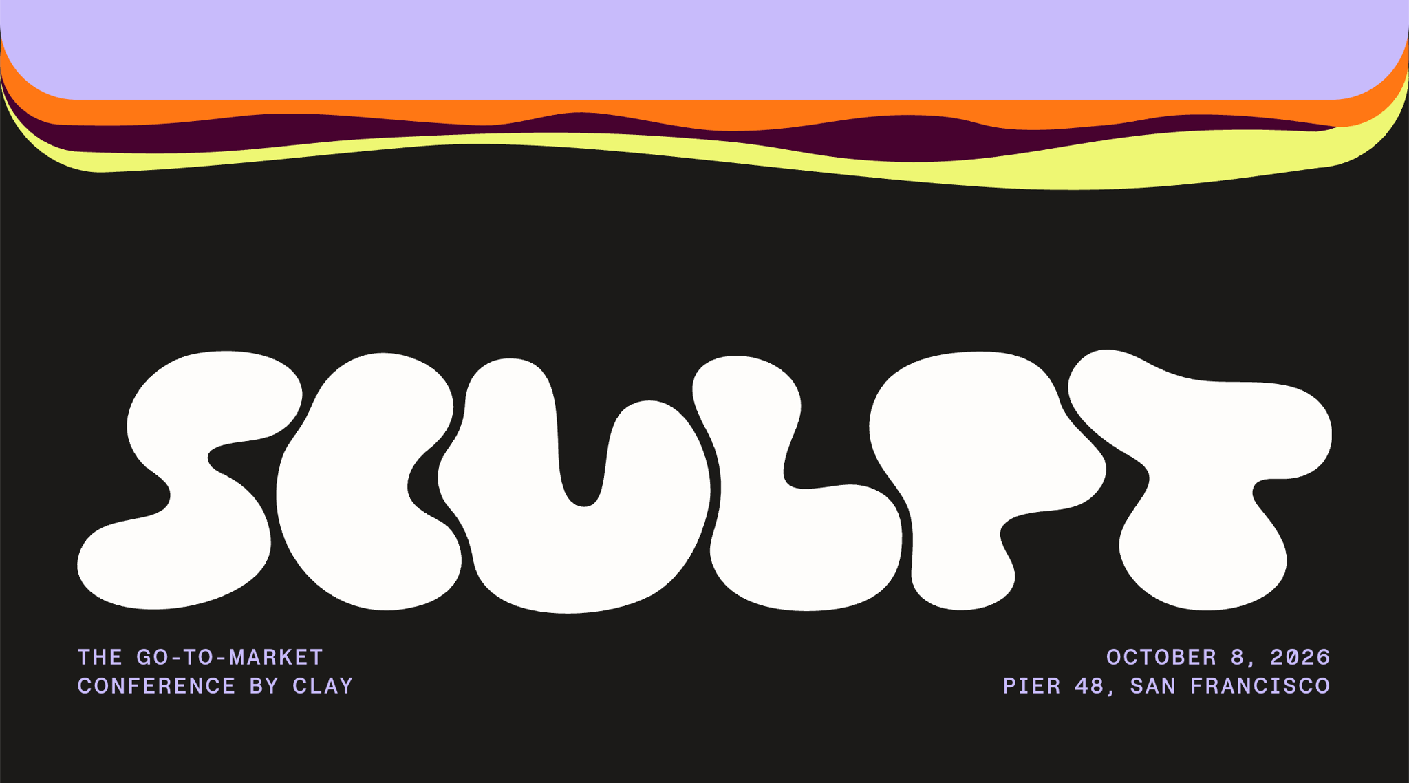 Happy Sculpt day! Join us in San Francisco or tune in to the Clay Cup Finals