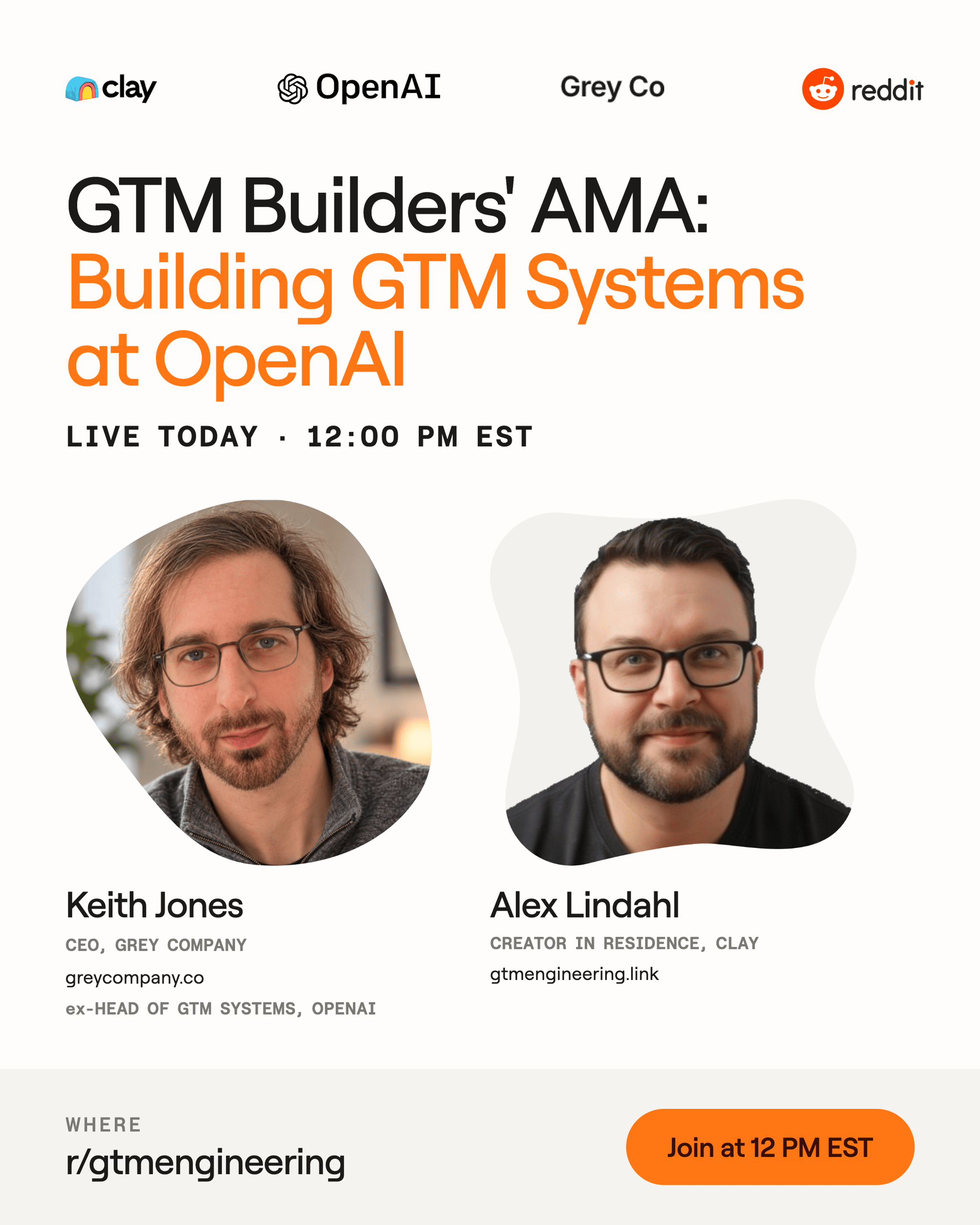 Keith Jones is answering questions in an AMA today at 12 PM EST