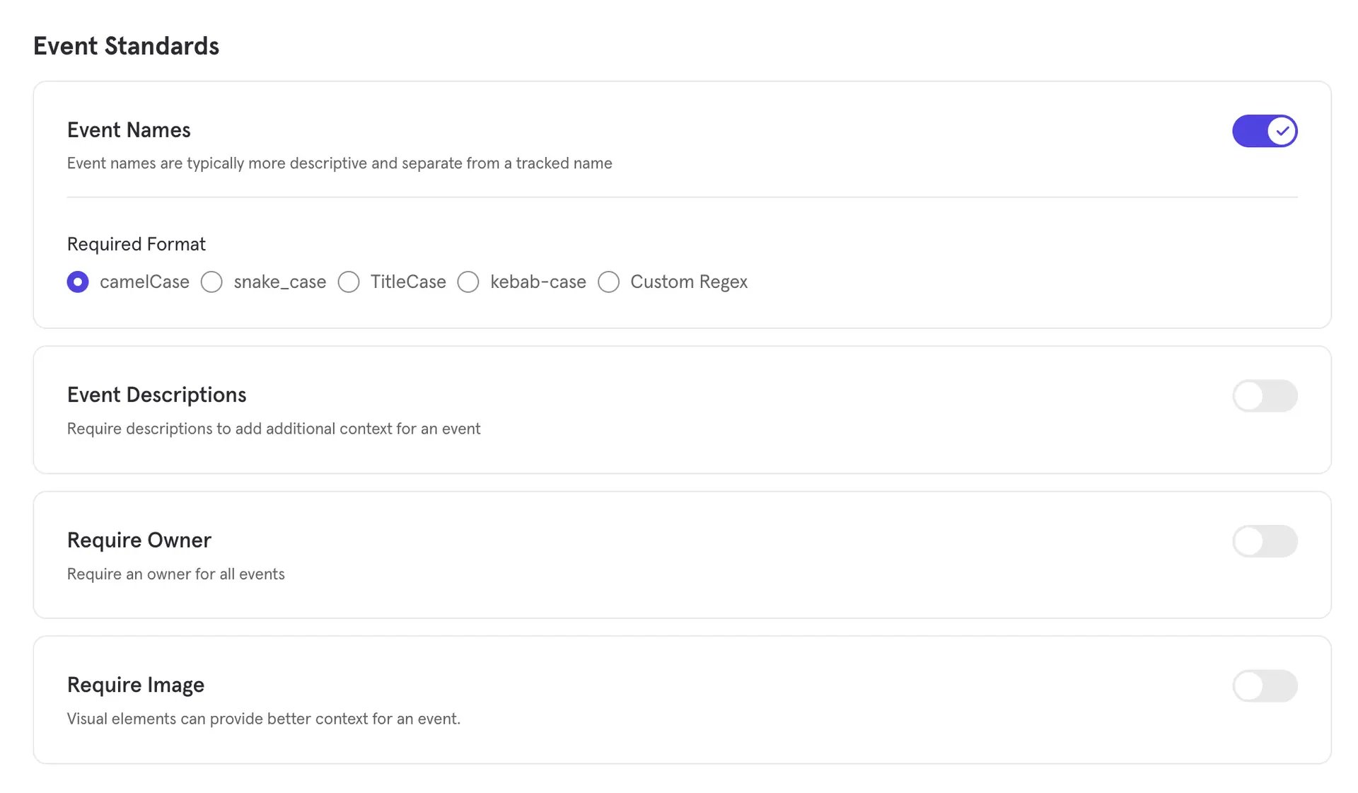Enhance Data Governance in Lexicon with New Data Standards Feature