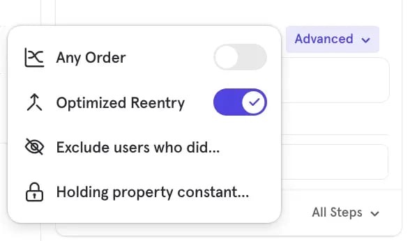Enabled Funnel Optimized Re-entry for Enhanced Conversions