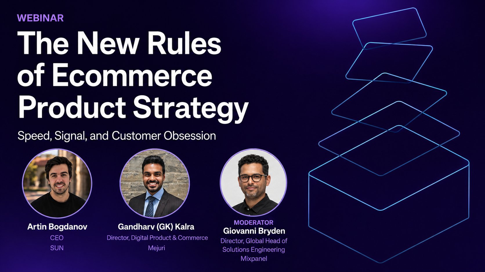 Ecommerce Product Teams Panel: Navigating Faster Market Changes and AI on June 25