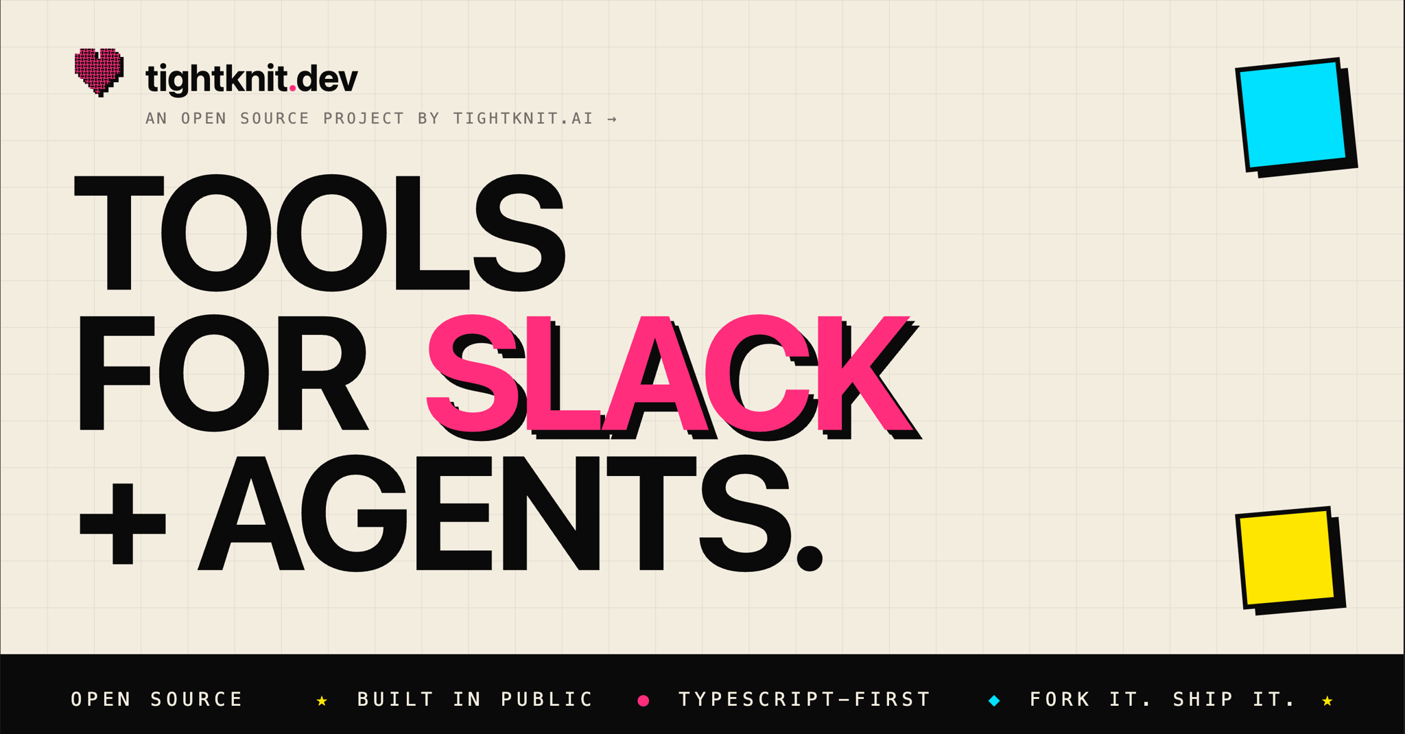 Launching Tightknit.dev: Open-Source Tools to Kickstart Your Slack Developer Journey