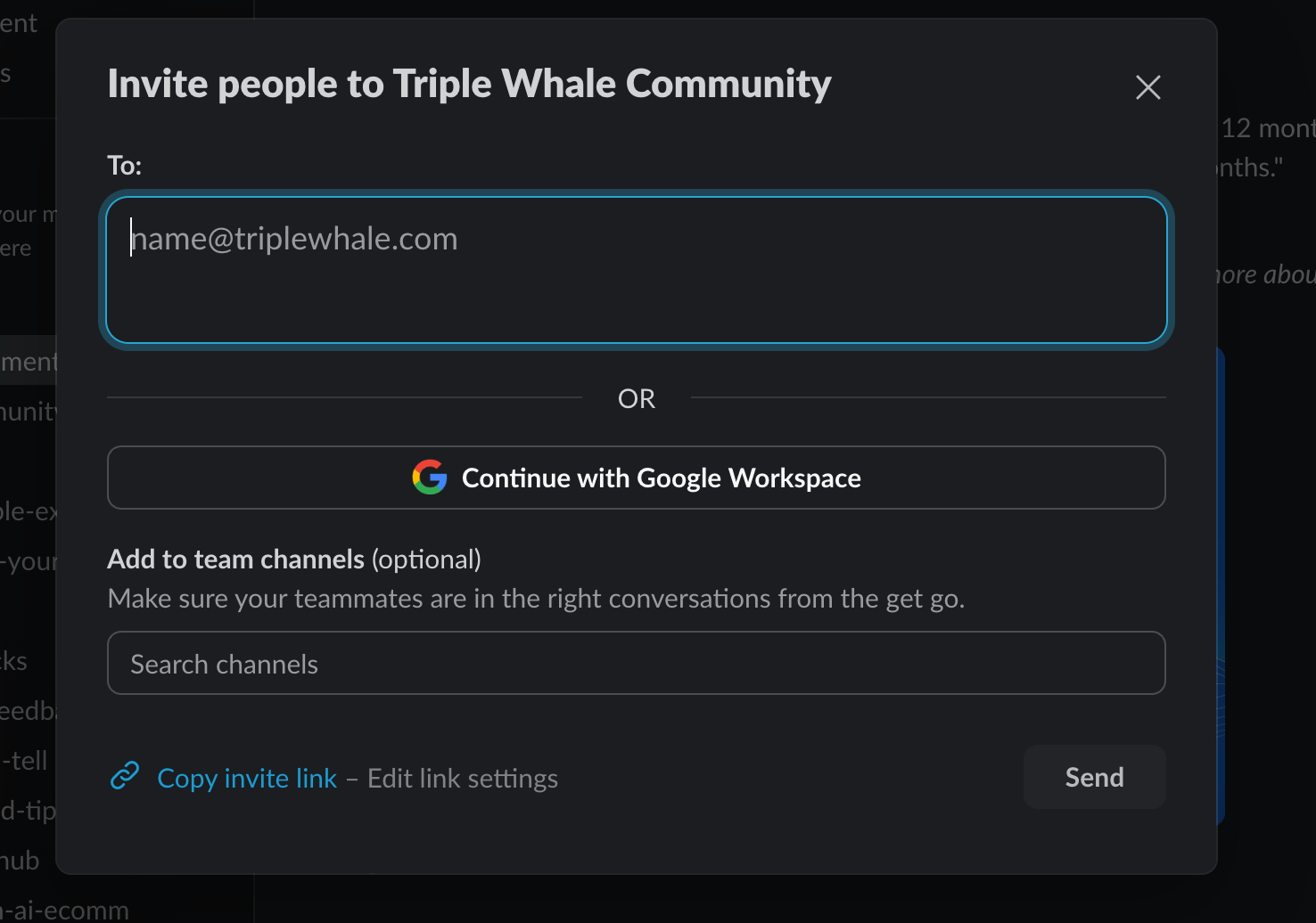 Fixing Community Invite Link Email Restrictions