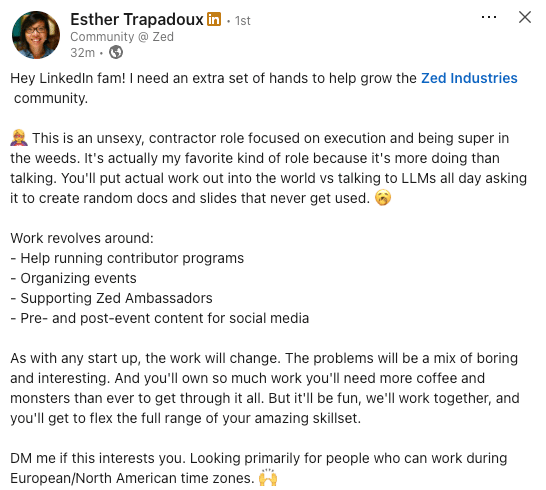 Help Needed: Seeking an Extra Set of Eyes for LinkedIn Post Review