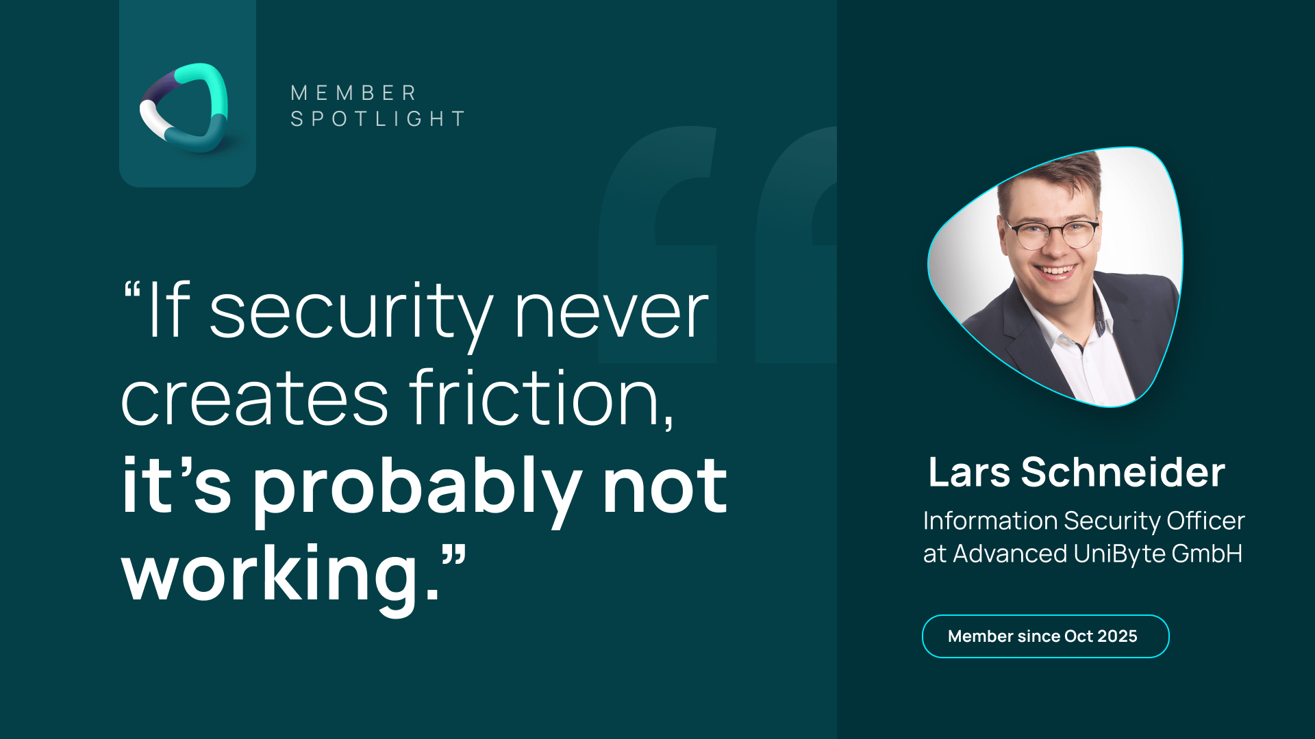 Introducing the First Community Spotlight: Meet Lars Schneider, Cybersecurity Thought Leader