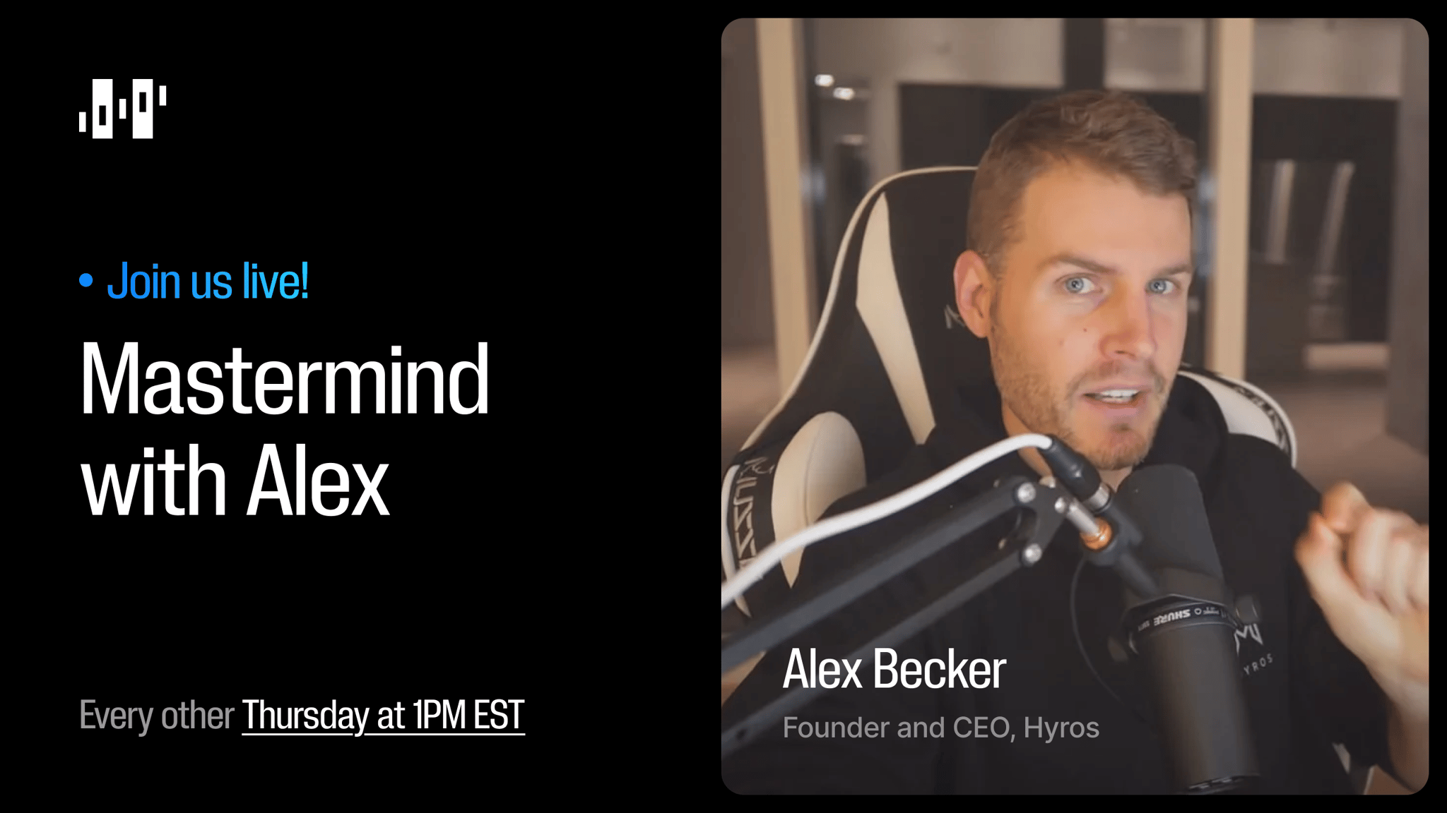 Join HYROS CEO Alex Becker Live for 2026 Predictions and Insights