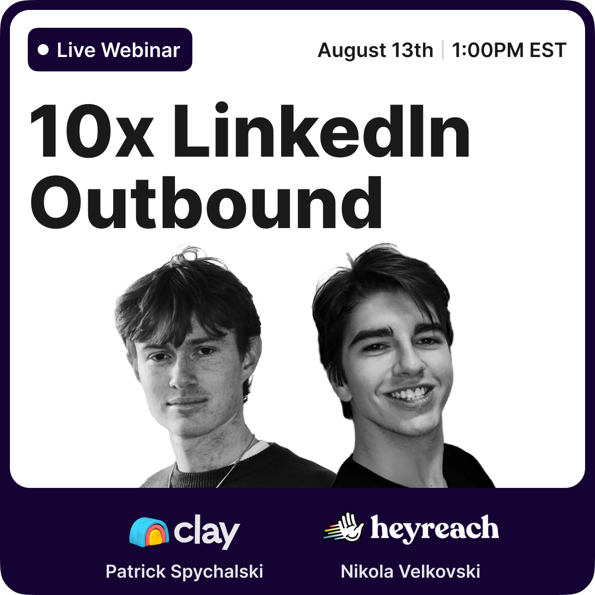 Webinar: HeyReach & Clay Integration for Enhanced LinkedIn Outreach