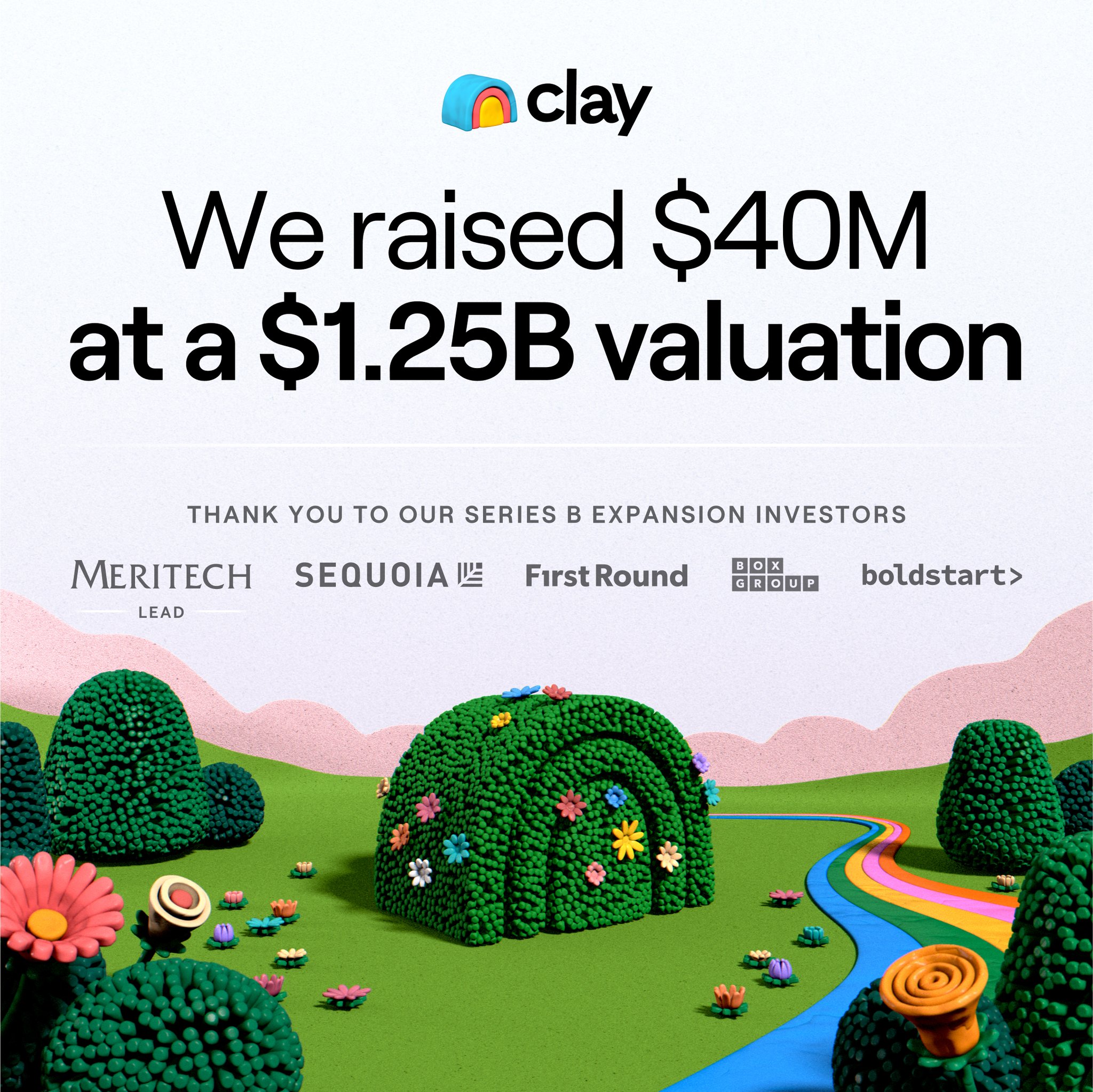 Clay Secures $40M Series B Expansion at $1.25B Valuation