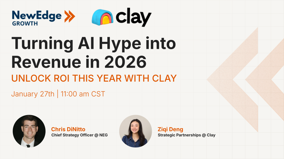Turning AI Hype into Revenue in 2026: Livestream and Playbooks Preview