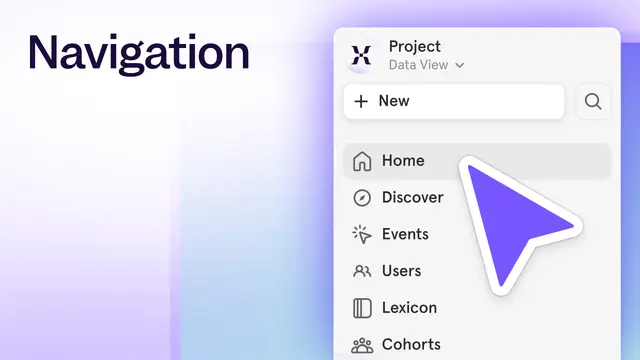 Introducing Mixpanel's New Left-Side Navigation for Easier Use