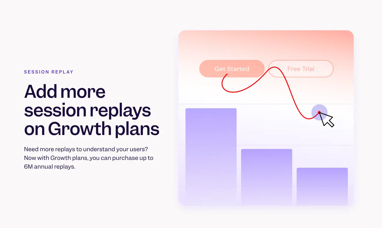 Growth Customers Can Now Buy Custom Volumes of Session Replay