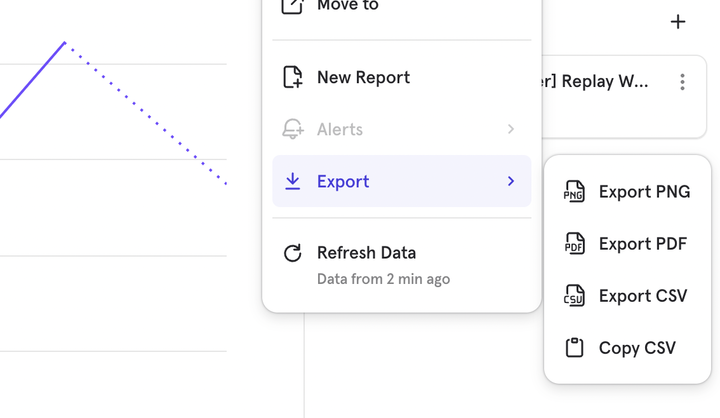 Enhancement: Copy CSV from Charts for Easier Data Access!