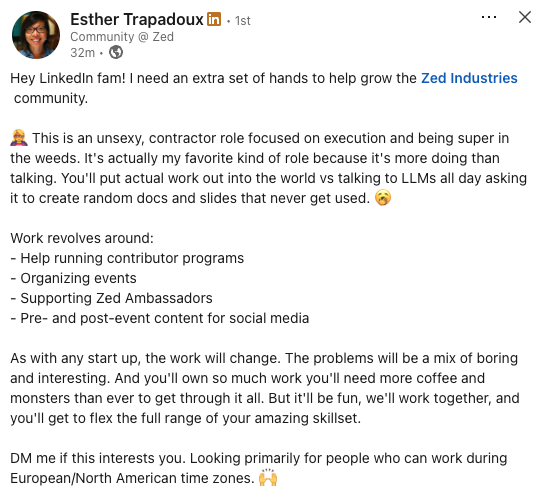 Help Needed: Seeking an Extra Set of Eyes for LinkedIn Post Review