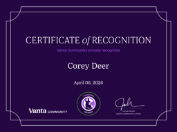Founding Member Certificate