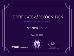 Founding Member Certificate