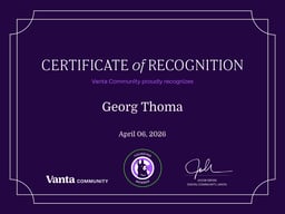 Founding Member Certificate