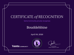 Founding Member Certificate