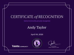 Founding Member Certificate