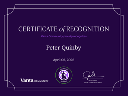 Founding Member Certificate