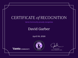 Founding Member Certificate
