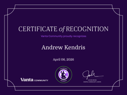Founding Member Certificate