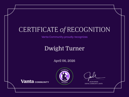 Founding Member Certificate