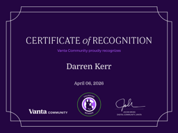 Founding Member Certificate