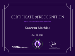 Founding Member Certificate