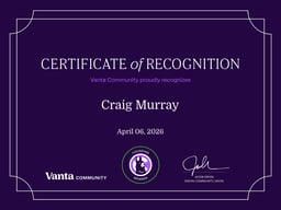 Founding Member Certificate