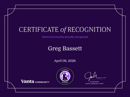 Founding Member Certificate