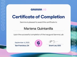 Gamma Lab Inaugural Cohort