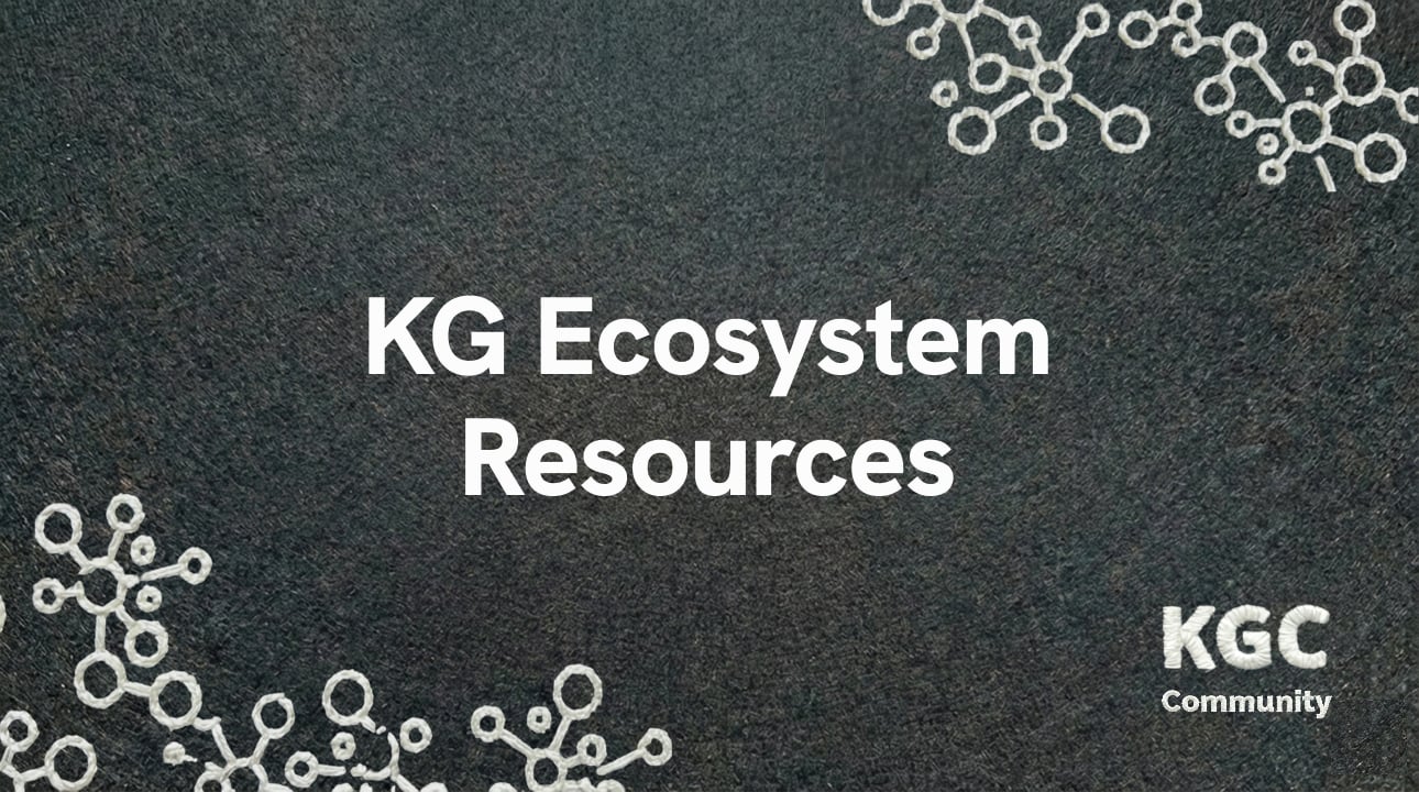 KG Ecosystem Resources